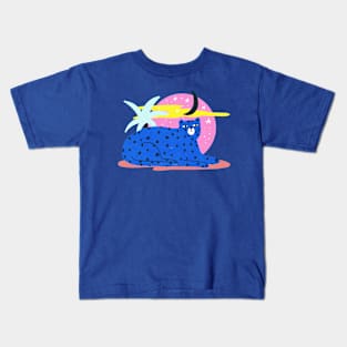 BLUE CAT Kids T-Shirt